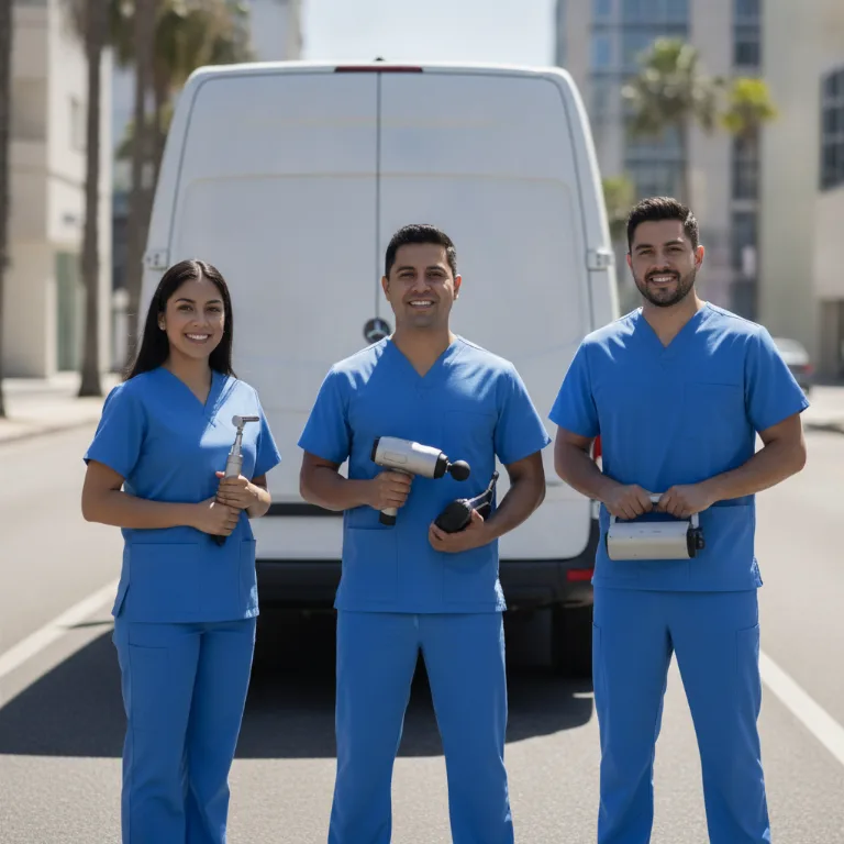 Quiroprático equipe em Sao Miguel